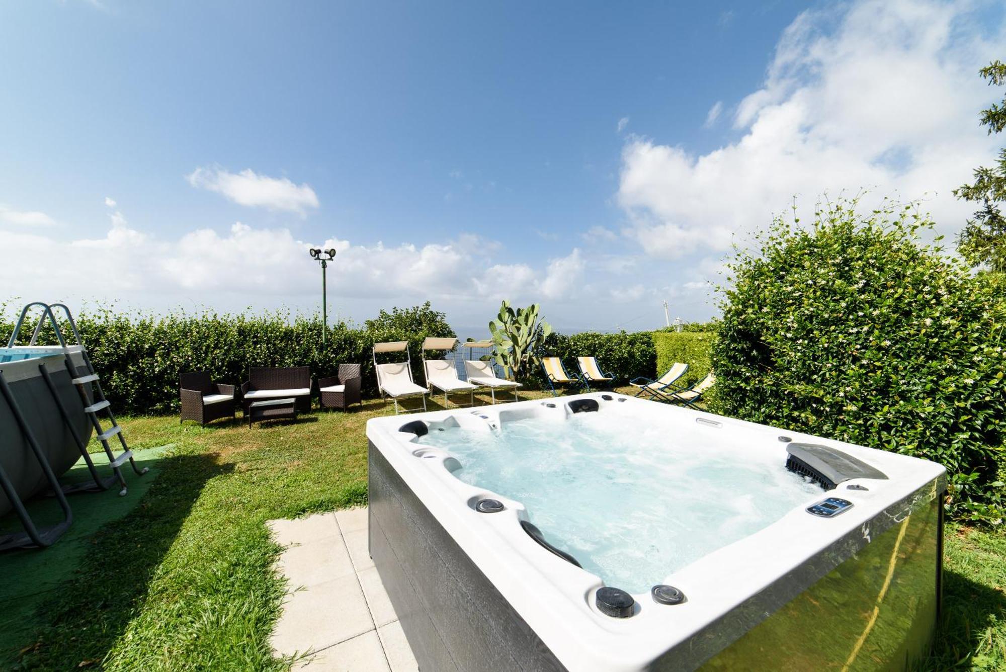 Estate4Home - Villa Luisa Play&Pool SantʼAgata sui Due Golfi Extérieur photo